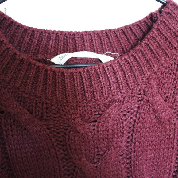 Burgundy Knit Sweater - Picture 6 of 8